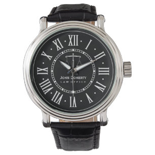 WET-KANTOOR   Klassieke Personaliseerbare Horloge
