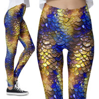 Wet Look Blue Gouden Schalen Fantasie Draak Zeemee