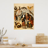 Wet op de opleiding van honden 1899 -  Circus Act Poster (Keuken)