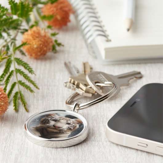 Wet Tiger Cub Sleutelhanger (Zijkant)