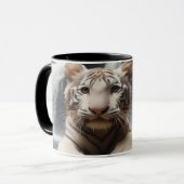Wet Tiger Cubs Coffee Mug Mok (Voorkant links)