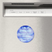 WET VAN AANTREKKINGSKRACHT Positieve gedachtenmagn Magneet (Insitu (Vaatwasser))