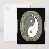 Wet van aantrekkingskracht - Ying Yang Briefkaart (Voorkant / Achterkant)