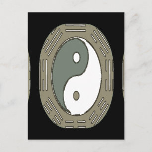 Wet van aantrekkingskracht - Ying Yang Briefkaart