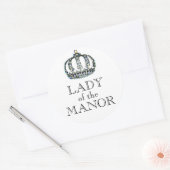 WET VAN DE HANDSCHEMA'S RONDE STICKER (Envelop)