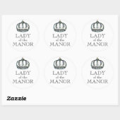 WET VAN DE HANDSCHEMA'S RONDE STICKER (Vel)
