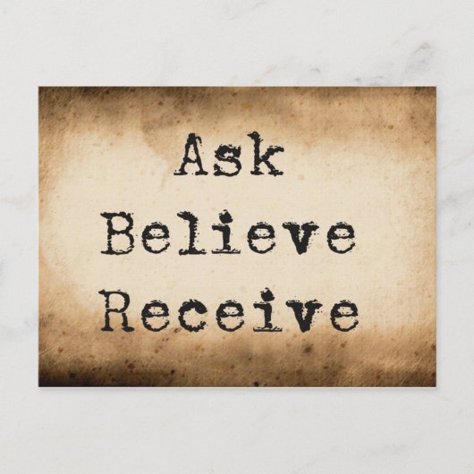 Wet van de Onttrekkings Manifestende Overvloed Briefkaart (Voorkant)