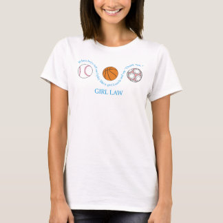 wet voor volledige meisjes t-shirt