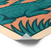 Wet & Wild River Creatures Comic Poster (Hoek)