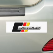 Wetdub-Logo van Brent Davis Bumpersticker (Op auto)
