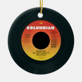 Weten ze dat het kerstboomversiering is? keramisch ornament