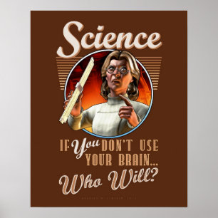 WETENSCHAP: Als je je hersenen niet gebruikt... (1 Poster