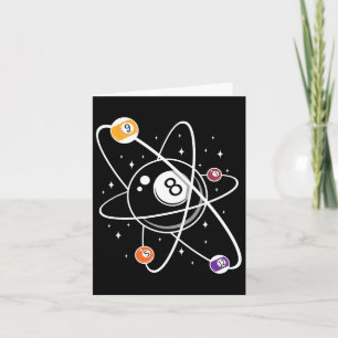 Wetenschap Atom Pool Lover 8- Biljart Kaart