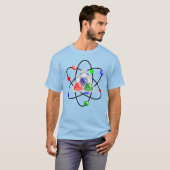 Wetenschap atoom t-shirt (Voorkant volledig)