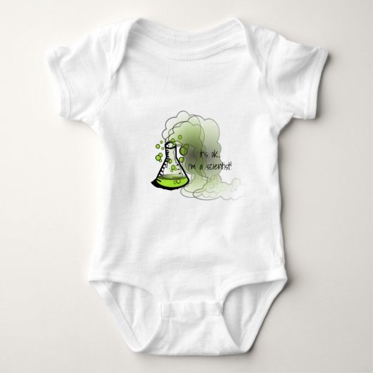 Wetenschap Baby. Romper (Voorkant)