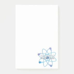 WETENSCHAP BIEDT ME EEN HADRON POST-IT® NOTES