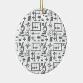 Wetenschap Biologie Natuurkunde Geografie Wiskunde Keramisch Ornament (Rechts)