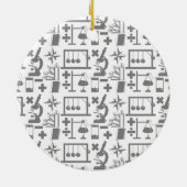 Wetenschap Biologie Natuurkunde Geografie Wiskunde Keramisch Ornament (Achterkant)