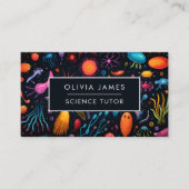 Wetenschap Biologie Onderwijs Leerleraar Leerleraa Visitekaartje (Voorkant)