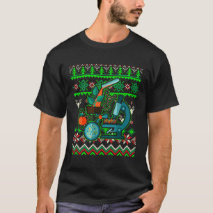 Wetenschap Bioloog Lelijke Kerstmis Biologie T-shirt