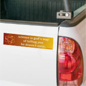 wetenschap bumpersticker (Op Truck)
