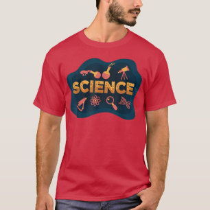 Wetenschap - chemie natuurkunde-ruimteatoom DNA T-shirt