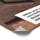 Wetenschap, Chemie, Reactiviteit serie Poster (Hoek)