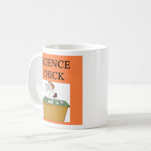 WETENSCHAP CHICk, WETENSCHAP CHICk Koffiemok (Voorkant links)