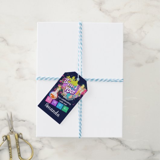 Wetenschap Dank jullie Labels, Wetenschapsvoorkeur Cadeaulabel (Met Touw)