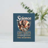 Wetenschap: De reuzenrobots zijn slechts het begin Briefkaart (Staand voorkant)