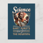 Wetenschap: De reuzenrobots zijn slechts het begin Briefkaart (Voorkant)
