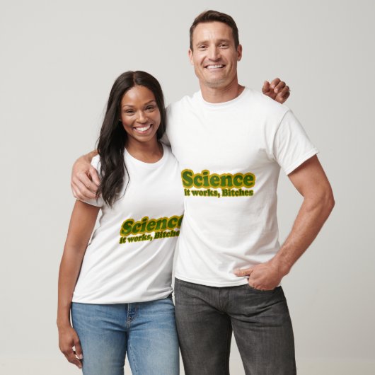 Wetenschap die werkt voor Geeks Nerds T-shirt (Unisex)