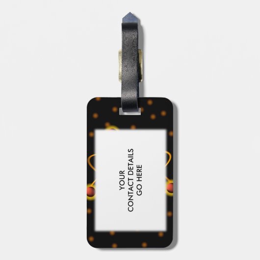 WETENSCHAP DOET ZAAK BAGAGELABEL (Achterkant verticaal)