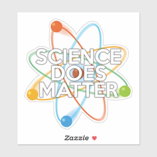WETENSCHAP DOET ZAAK STICKER (Vel)
