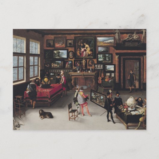 Wetenschap en kunst briefkaart (Voorkant)