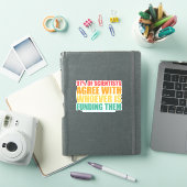 Wetenschap en statistiek sticker (iPad Cover)