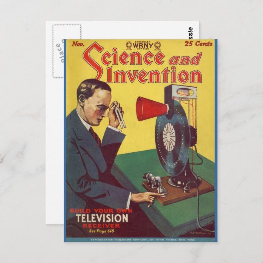 Wetenschap en Uitvinding Briefkaart (Voorkant / Achterkant)