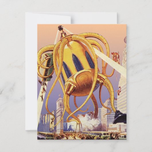 wetenschap Fiction Alien War Invasion Octopus (Voorkant)