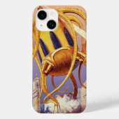  wetenschap Fiction Alien War Invasion Octopus Case-Mate iPhone Case (Achterkant)