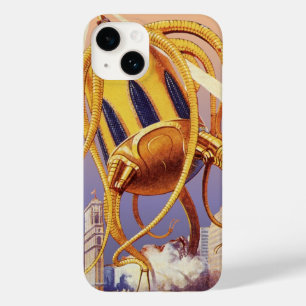  wetenschap Fiction Alien War Invasion Octopus Case-Mate iPhone 14 Hoesje