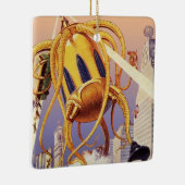  wetenschap Fiction Alien War Invasion Octopus Keramisch Ornament (Rechts)