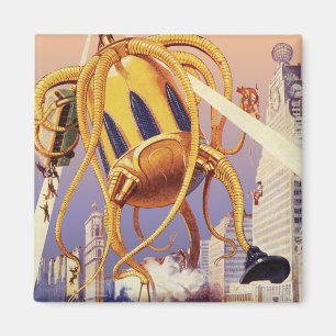 wetenschap Fiction Alien War Invasion Octopus Magneet