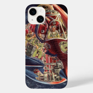  wetenschap Fiction Astronaut Rocket Spaceship Case-Mate iPhone 14 Hoesje
