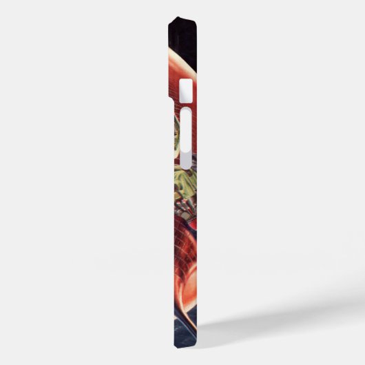  wetenschap Fiction Astronaut Rocket Spaceship Case-Mate iPhone Case (Achterkant / Links)