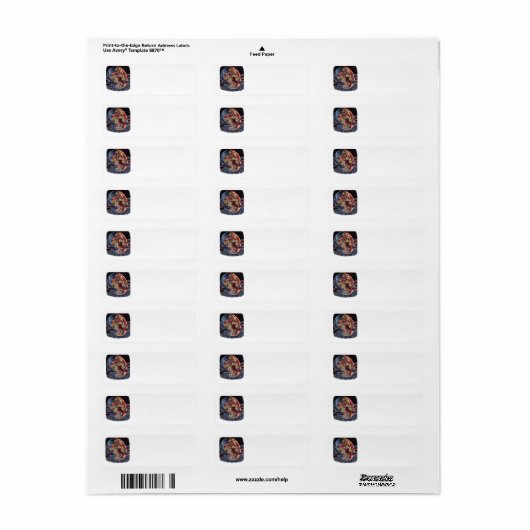wetenschap Fiction Astronaut Rocket Spaceship Etiket (Full Sheet)