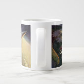  wetenschap Fiction Spaceship Airplane Earth Extra Grote Beker (Achterkant)