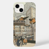 Wetenschap Fiction Urban Paris, Steam Punk Case-Mate iPhone Case (Achterkant)