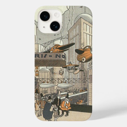 Wetenschap Fiction Urban Paris, Steam Punk Case-Mate iPhone Case (Achterkant)
