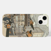 Wetenschap Fiction Urban Paris, Steam Punk Case-Mate iPhone Case (Achterkant (horizontaal))
