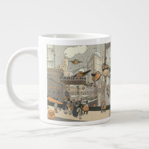 Wetenschap Fiction Urban Paris, Steam Punk Jumbo Mok